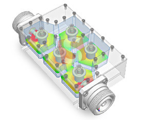 Hfss on chip transformer